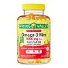 Spring Valley Proactive Support Omega-3 Mini from Fish Oil;  1000 mg;  120 Count