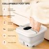 Foot Spa Bath Massager with Heat Massage and Scrubber